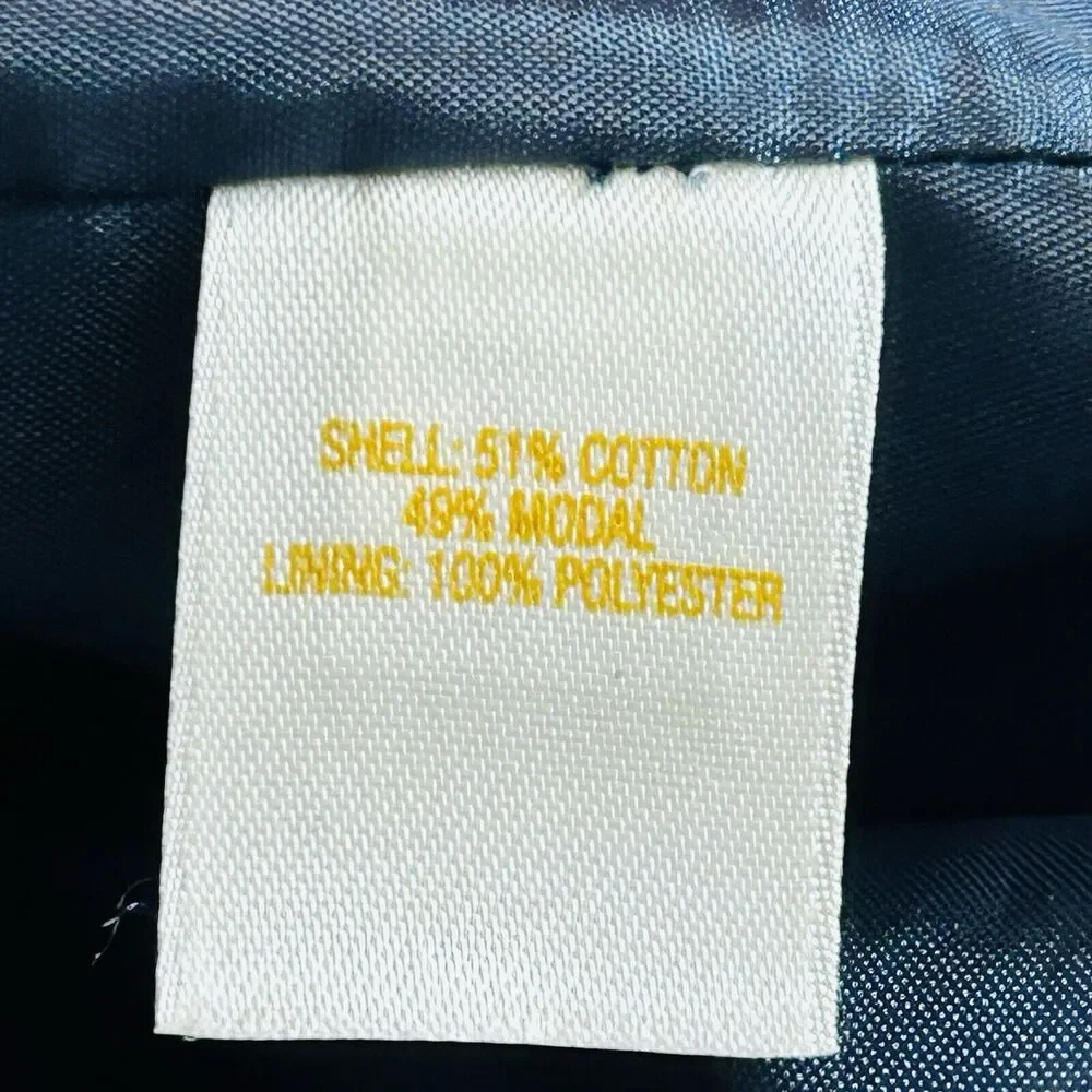 Kate Spade Floral Skirt Size 6 Classic Blue White‎ Straight Pencil Pockets